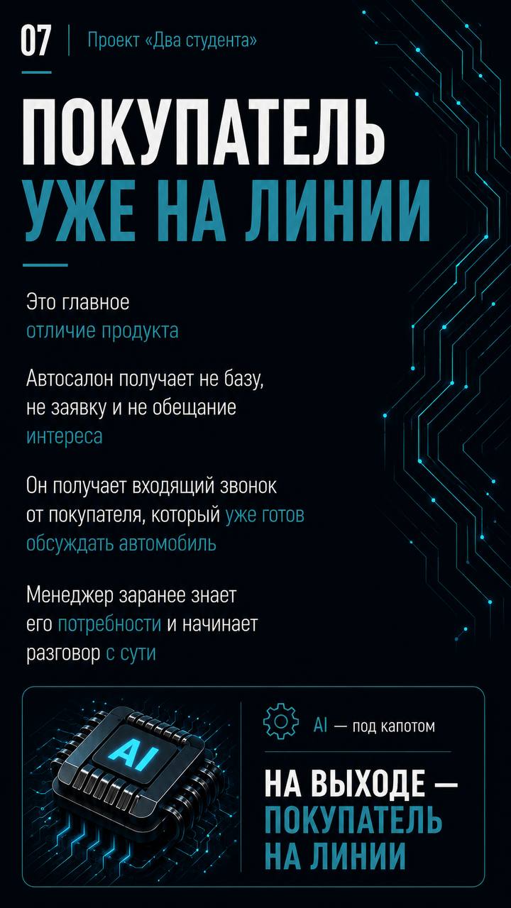 Покупатель уже на линии